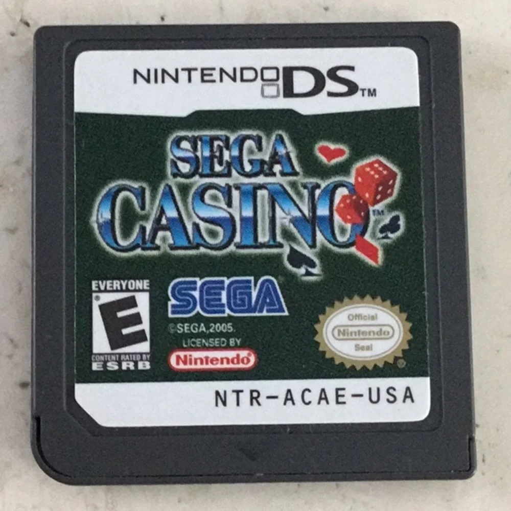 Sega Casino Nintendo DS Game Casino Games